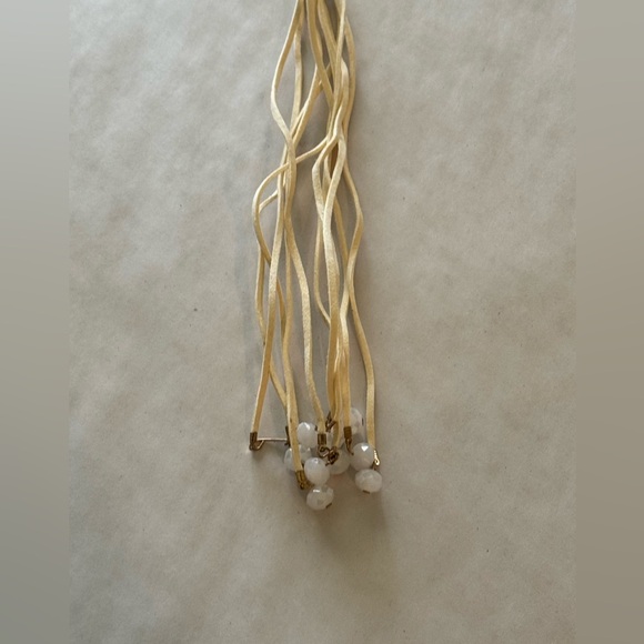 Beautiful Ella 3 Piece Pearl Style Earrings/ Necklace Set - Picture 2 of 4